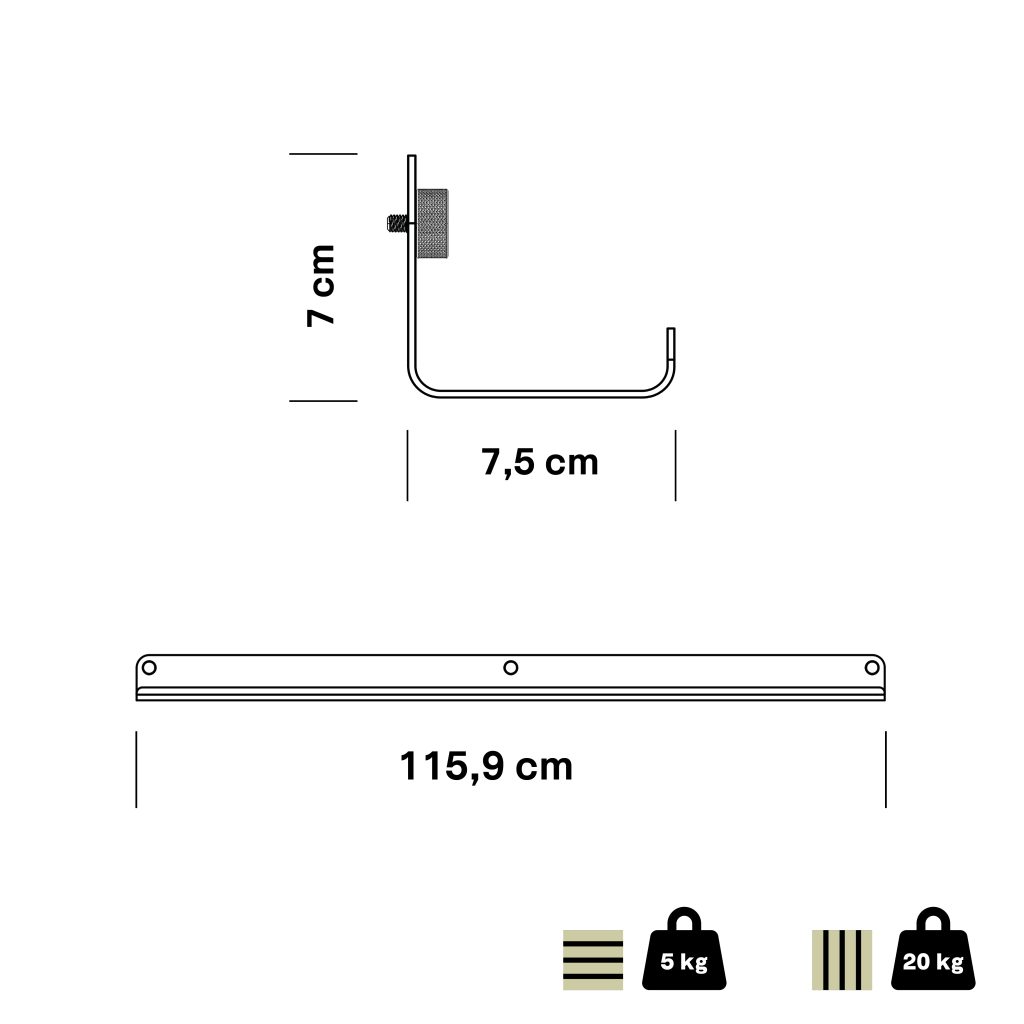 Create | narrow Shelves - acoustic panels for walls
